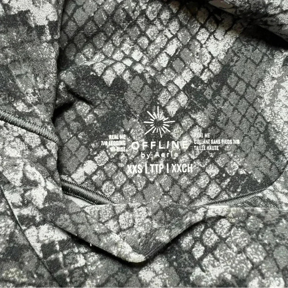 Aerie OFFLINE high rise crossover 7/8 leggings sz XXS - Picture 6 of 7